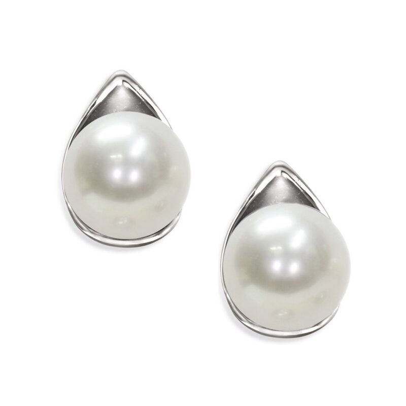 Orecchini in Argento 925‰ Perle Piena Perlagione drop 9½x10mm