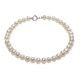 Bracciale Perle Piena Perlagione semisferiche 4½x5½mm Oro bianco 750°/°° Lunghezza cm 19,5~