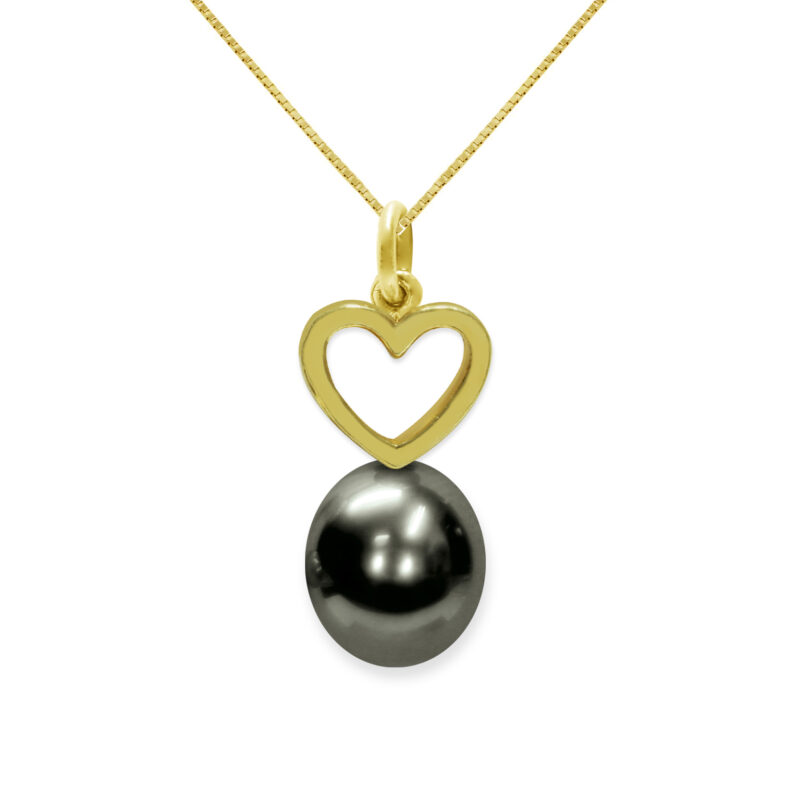 Pendente Oro giallo 750‰ con catena Argento 925‰ dorato