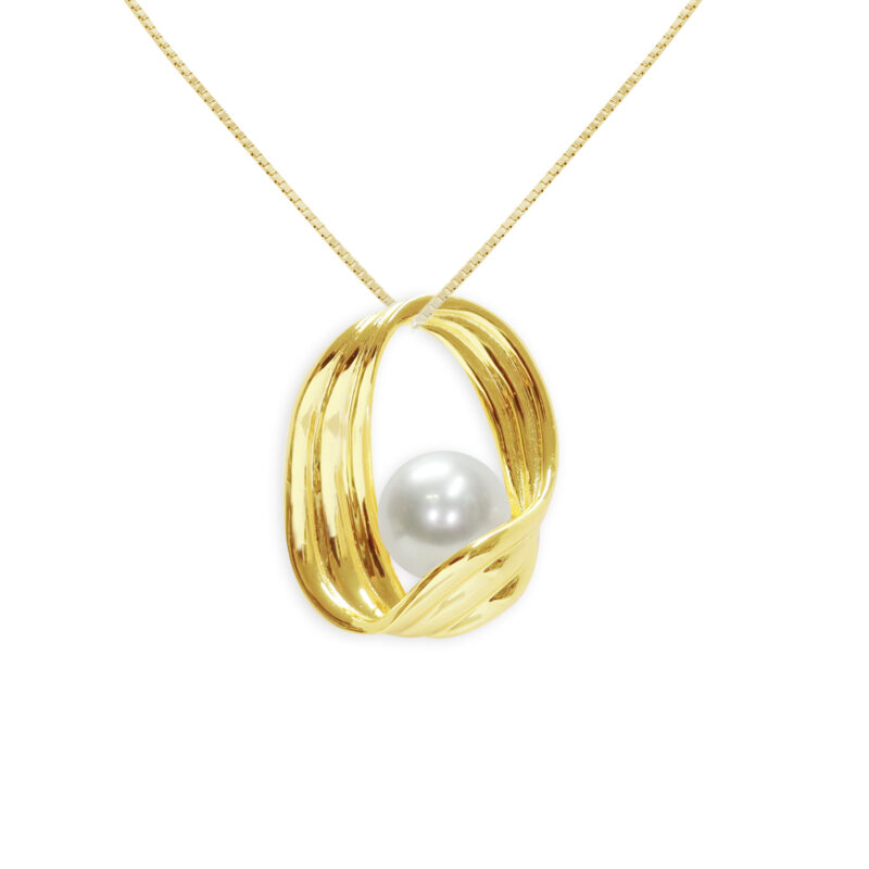 Ciondolo con catena Argento 925‰ dorato